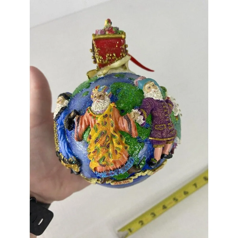 2001 Christopher Radko Santas Around the World Christmas‎ Ornament Vintage
